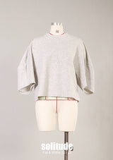 Grey Cropped Tee