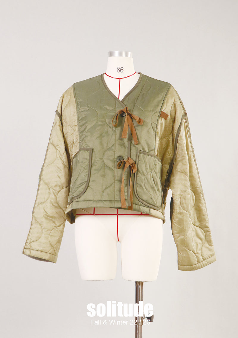 Army Quilted Jacket