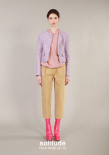 Purple Cropped Jacket