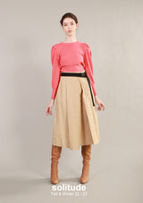 Khaki Woven Skirt