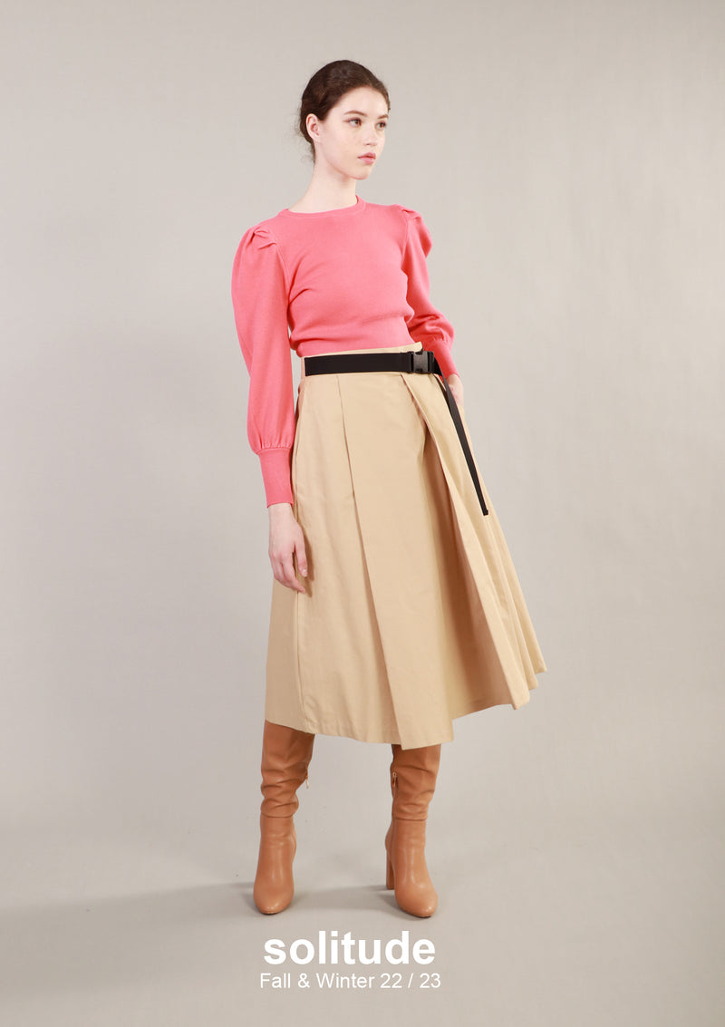Khaki Woven Skirt