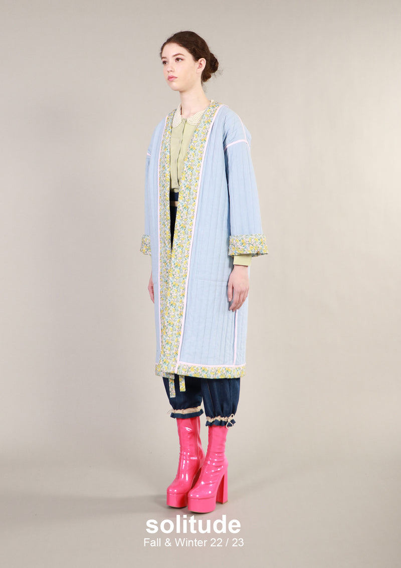 Double Face Floral Coat