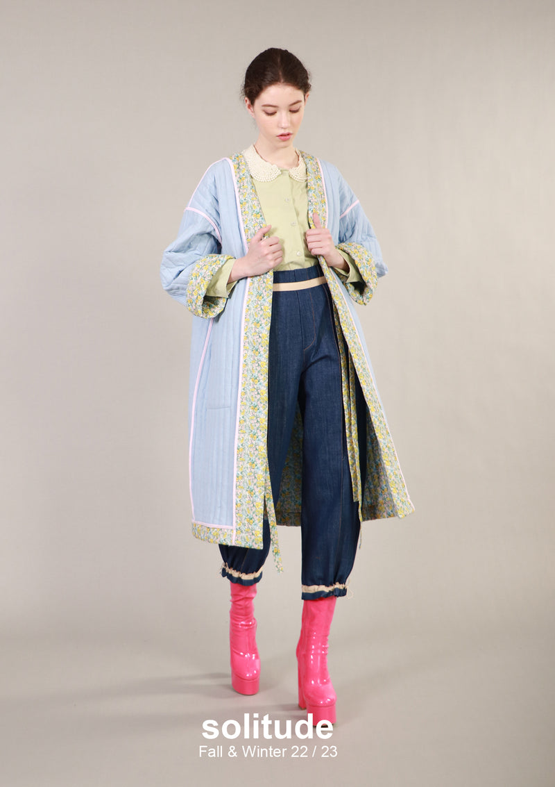 Double Face Floral Coat