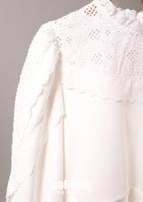 Lace Trimmed Top