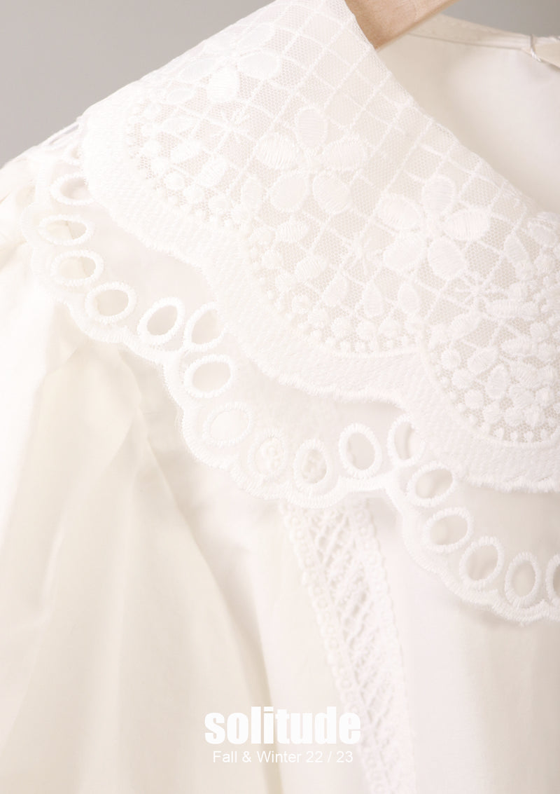 Lace Collar Shirt