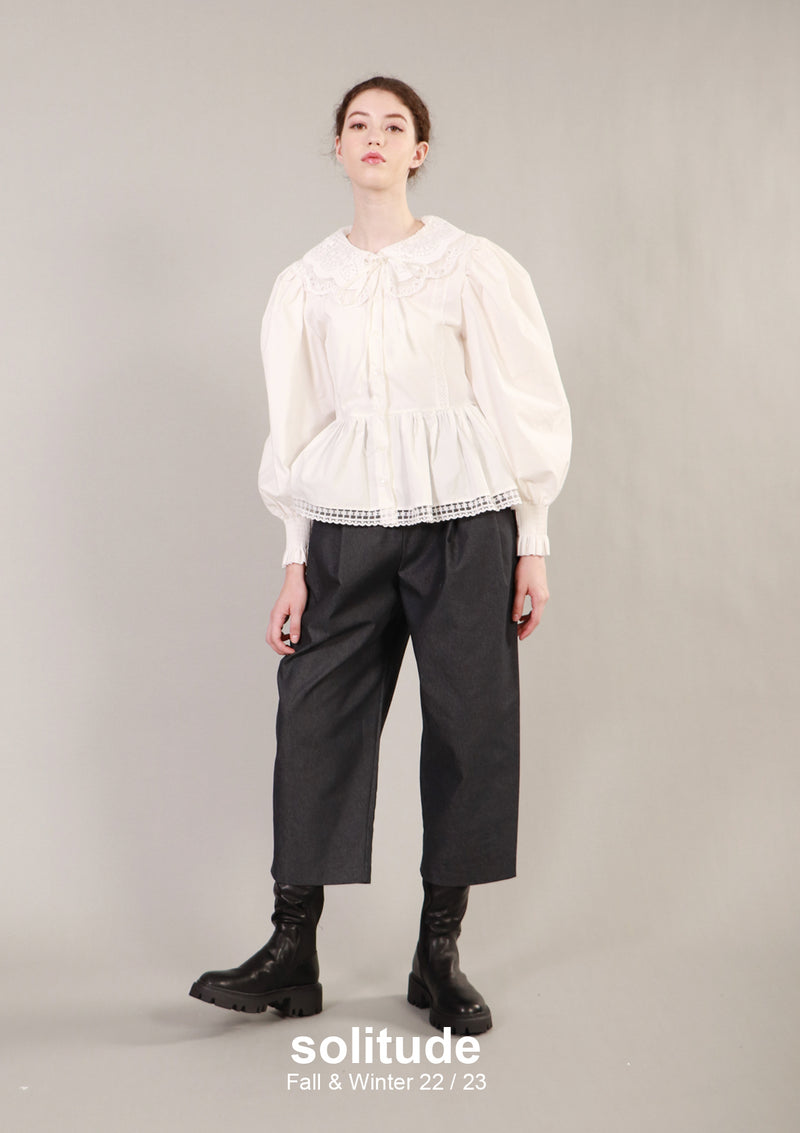 Lace Collar Shirt