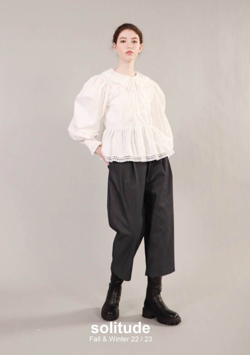 Lace Collar Shirt
