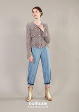 Grey Knit Cardigan