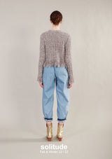 Grey Knit Cardigan