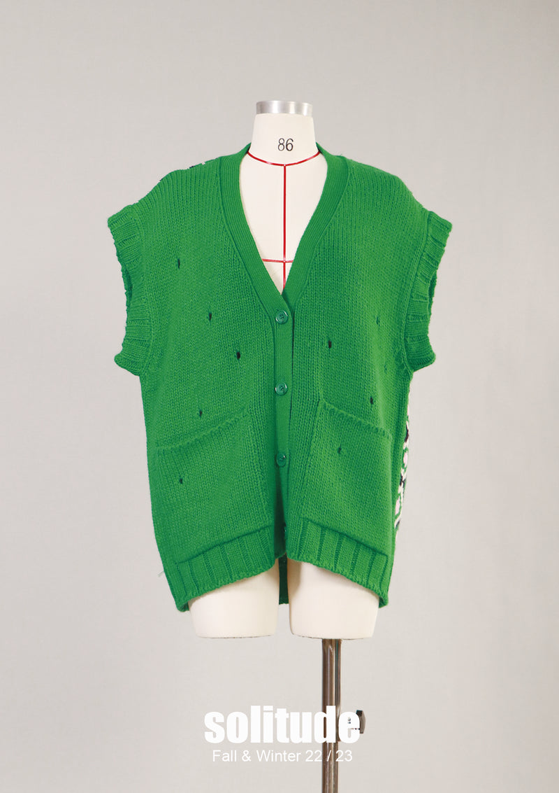 Oversized Sweater Vest