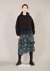 Black Double Collar Jacket