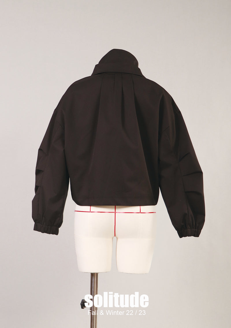 Black Double Collar Jacket