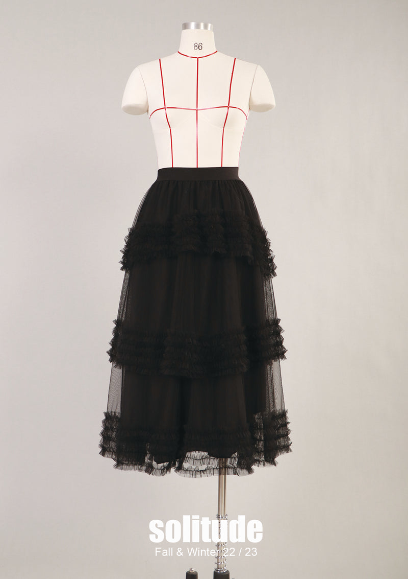 Black Tulle Skirt