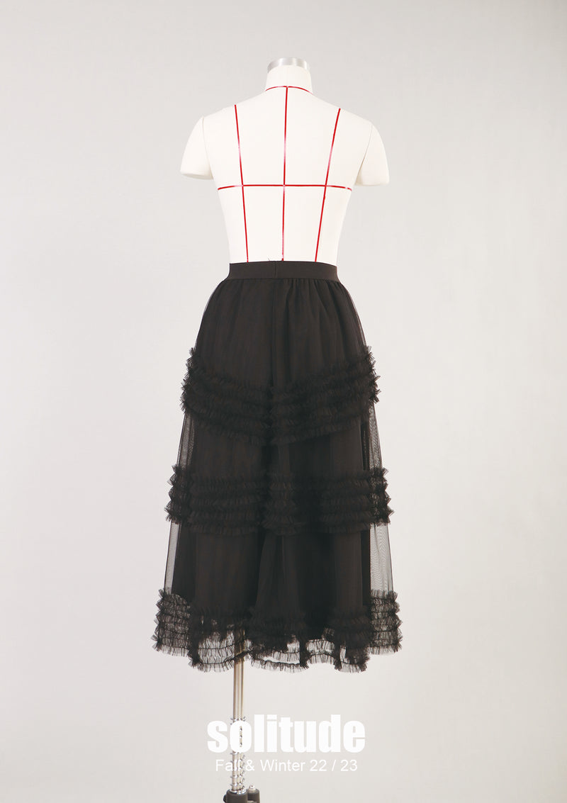 Black Tulle Skirt