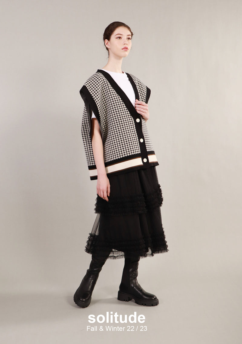 Oversized Knit Vest