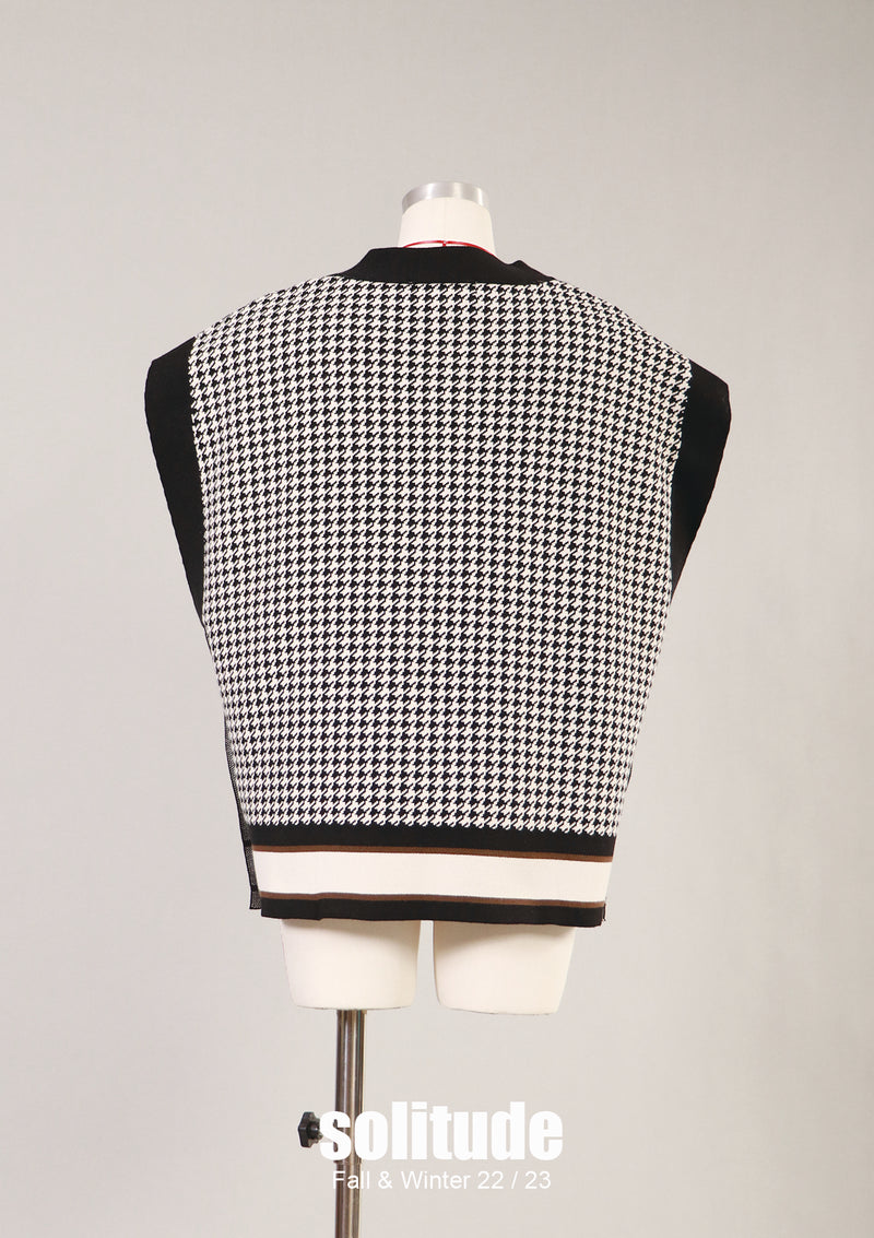 Oversized Knit Vest