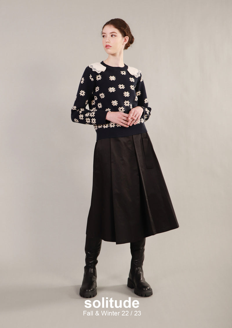 Crystal Embellished Knit Top