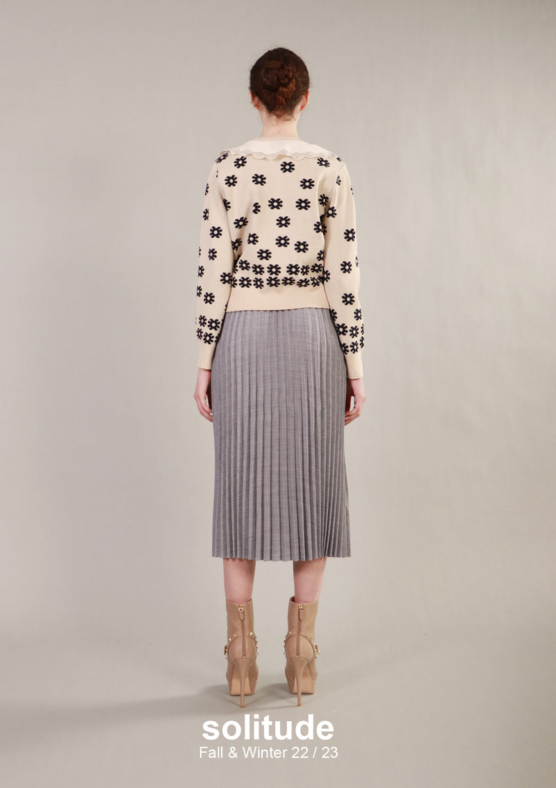 Crystal Embellished Knit Top