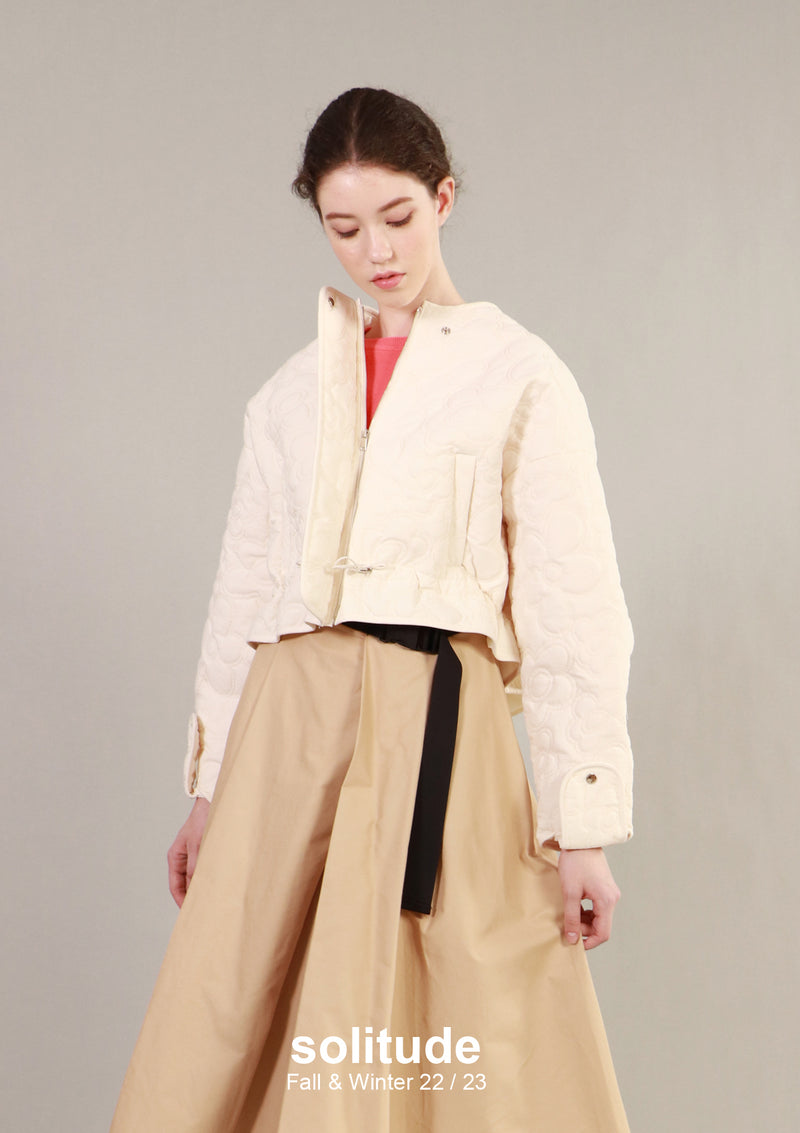 White Quilted Jacket