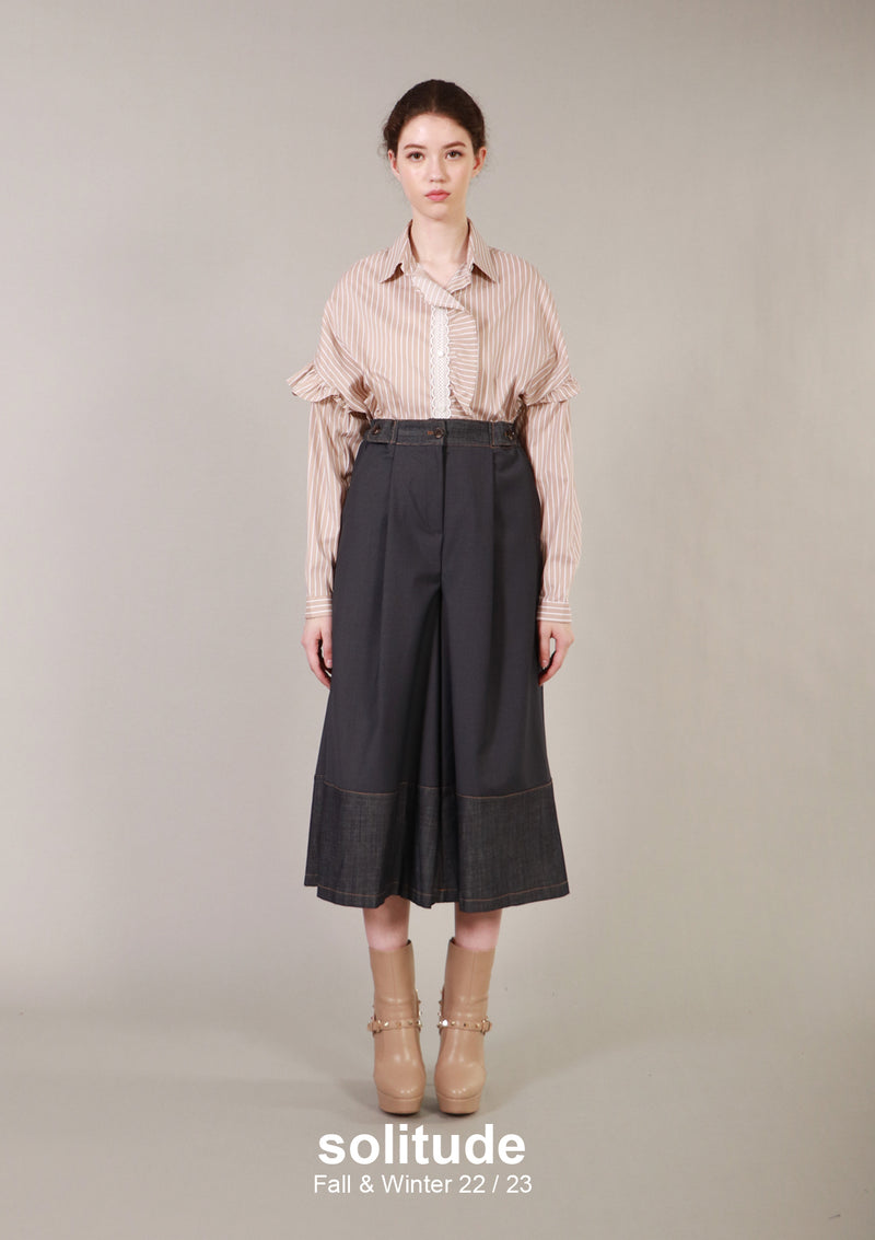 Pleated Woven Pants