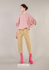 Dusty Pink Drop Shoulder Top