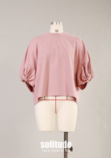 Dusty Pink Drop Shoulder Top