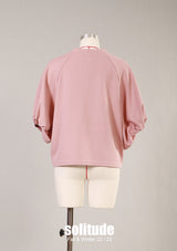 Dusty Pink Drop Shoulder Top