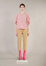 Dusty Pink Drop Shoulder Top