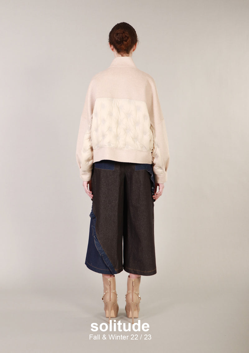Wool Mixed Down Jacket
