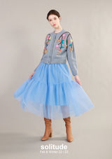 Sky Blue Tulle Skirt