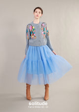 Sky Blue Tulle Skirt