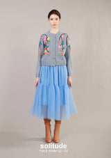 Sky Blue Tulle Skirt