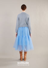 Sky Blue Tulle Skirt
