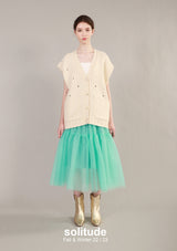 Aqua Tulle Skirt
