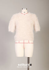 Beige Knit Top