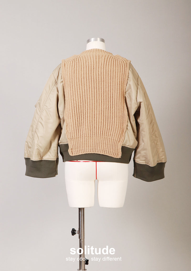 Mixed Fabric Top
