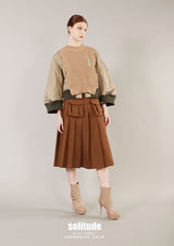 Mixed Fabric Top