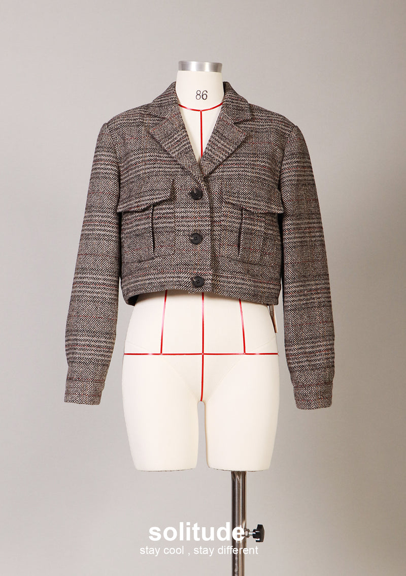 Pocket Cropped Jacket