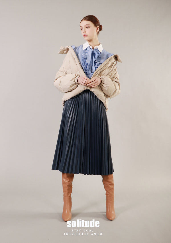 Beige Down Jacket
