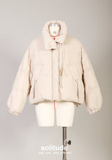 Beige Down Jacket