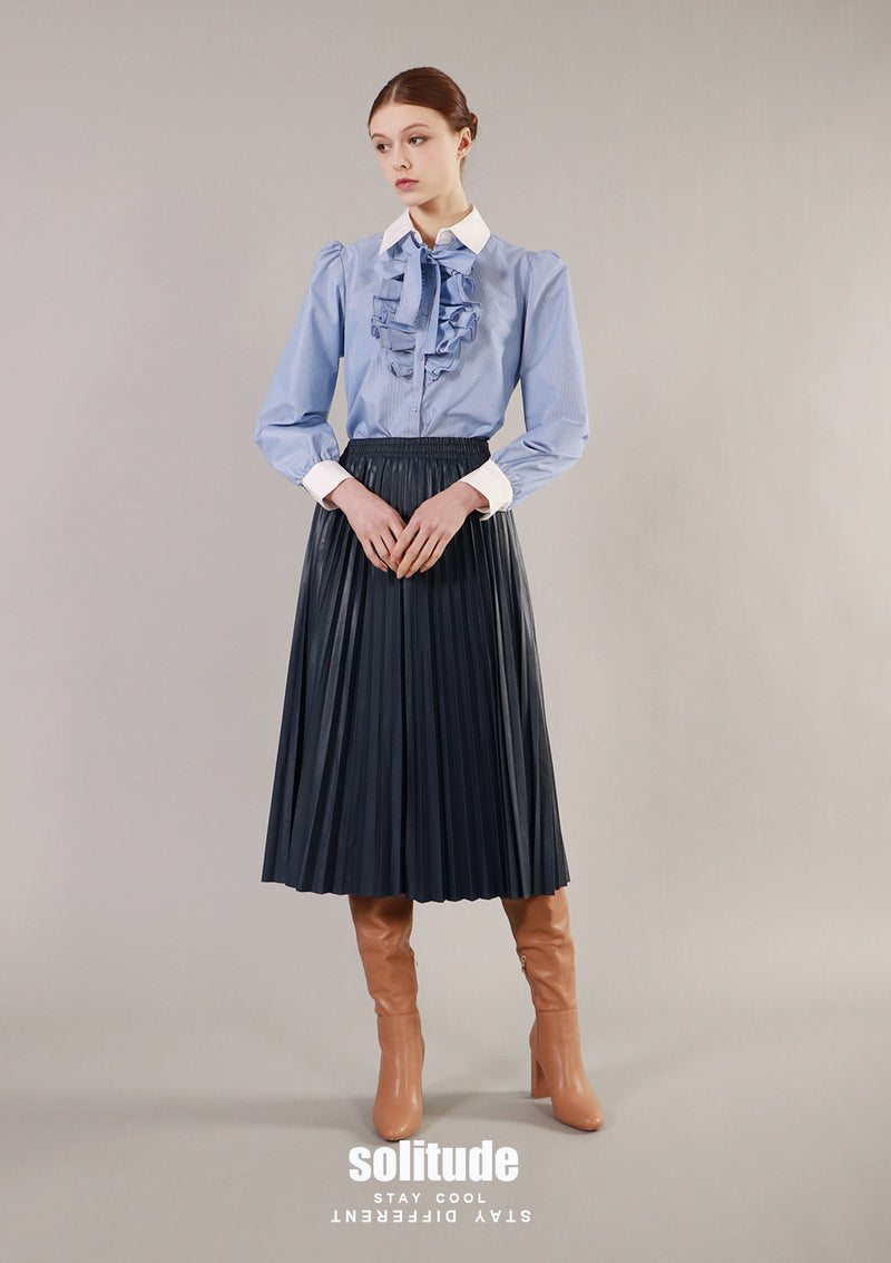 Striped Ruffles Shirt