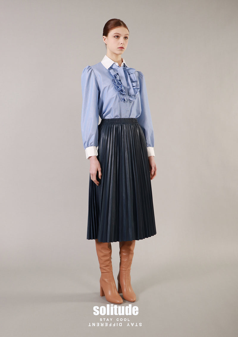 Striped Ruffles Shirt