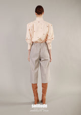 Beige Woven Pants