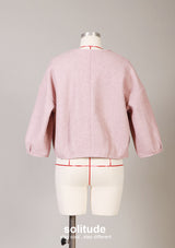 Pink Cropped Jacket