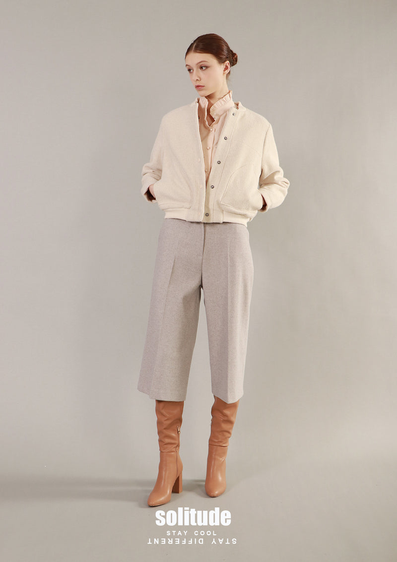 Beige Wool Jacket