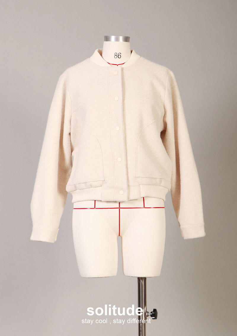 Beige Wool Jacket