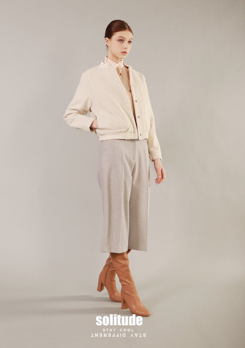 Beige Wool Jacket