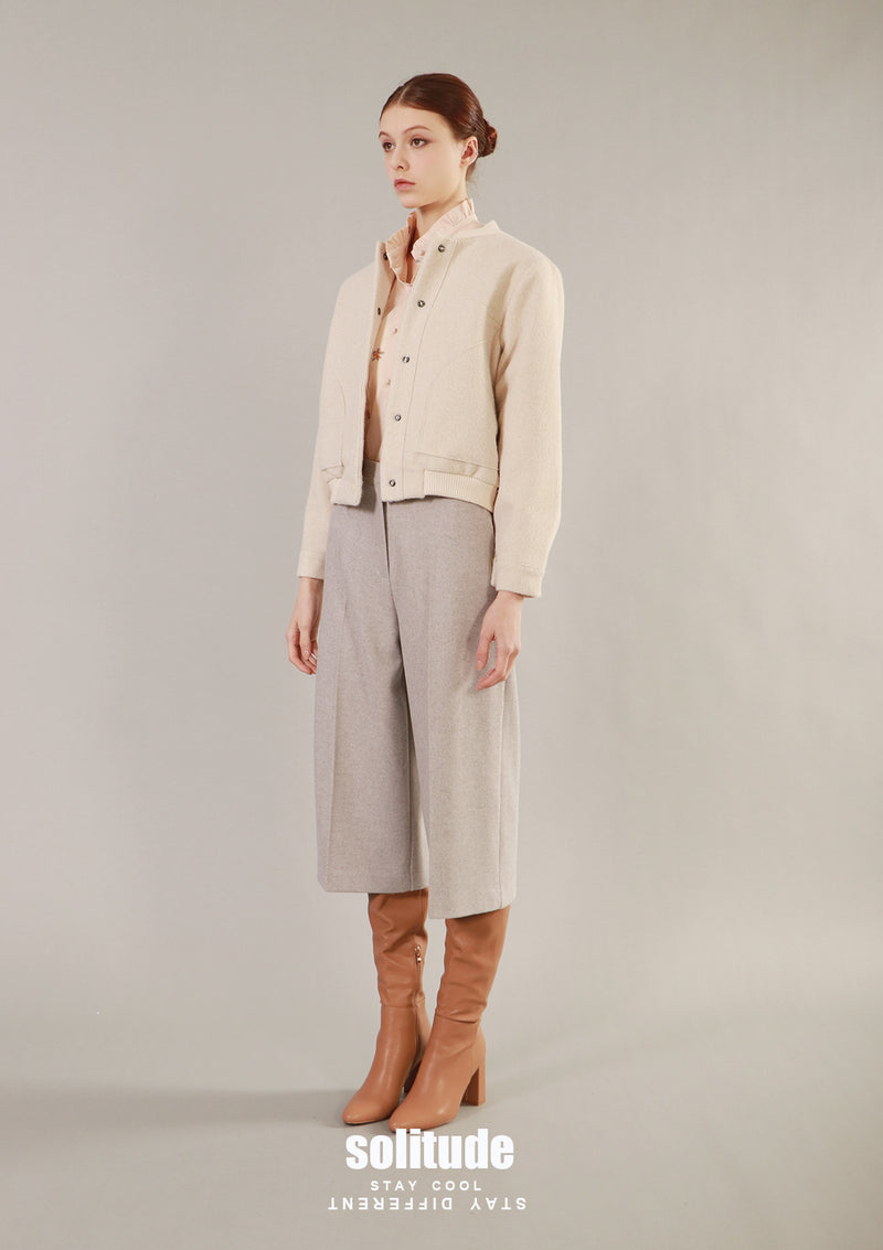Beige Wool Jacket
