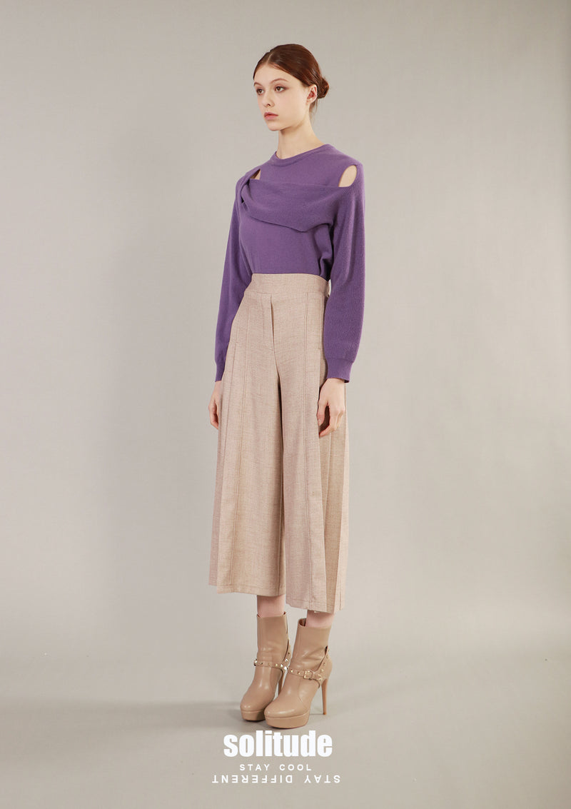 Beige Suiting Pants