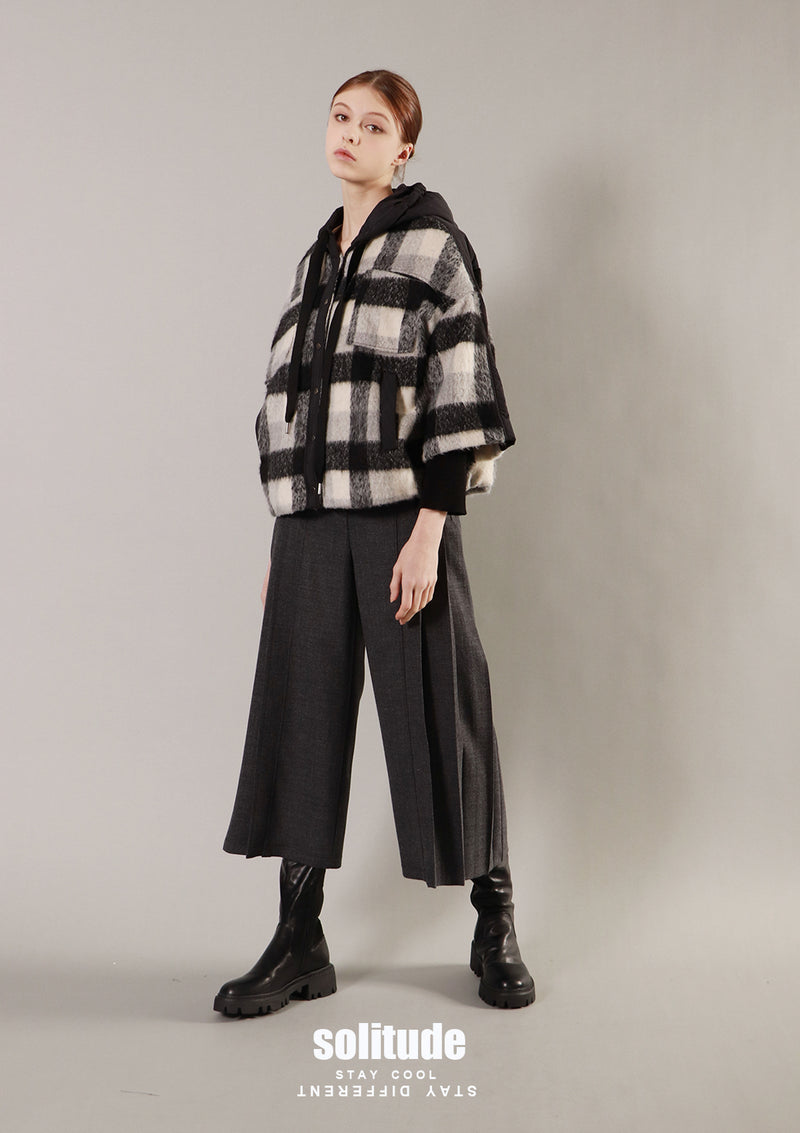 Black Checkered Jacket